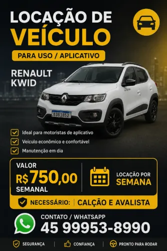 Locação de Veículo - Pagamento Semanal