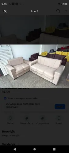 Sofa nao perca a promoção direto da fábrica 650 em feira de Santana