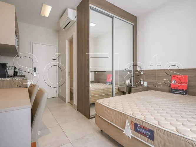 Studio mobiliado 20m² no Centro de São Paulo próximo ao metrô | Ideal para moradia ou inve