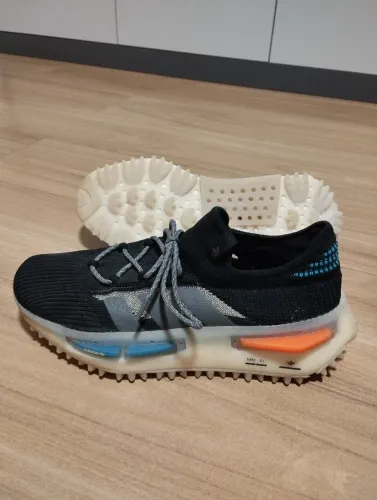 adidas NMD_S1 Core Black Teal Orange