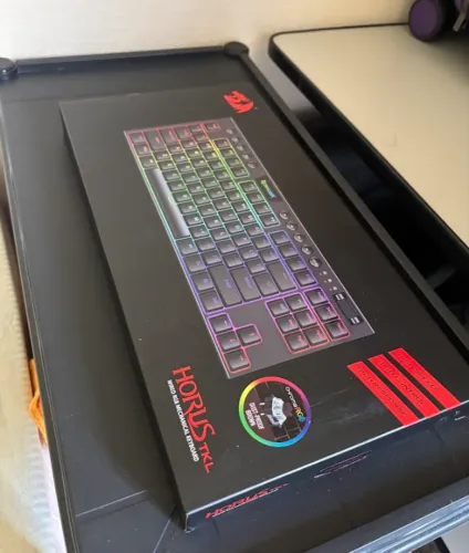 Teclado Mecânico Redragon Horus TKL Preto Switch Brown
