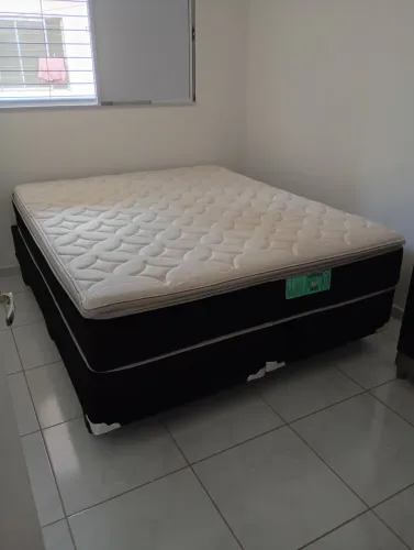 Cama Box Queen Plumatex Magnum - Molas Ensacadas 