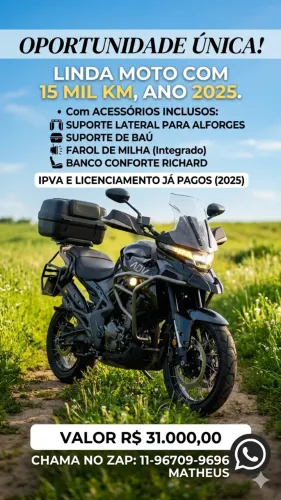 MOTO ZONTES T350X PRETA 2025