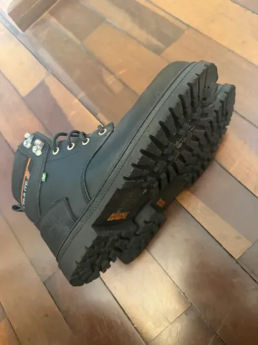 ? BOTA AZIMUTE PRO WORK BOOT - PRETA número 47