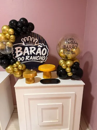 Mini Festa na mesa pegue e monte