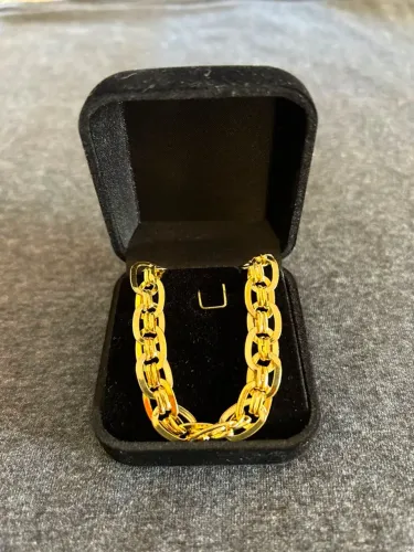 Pulseira de Ouro 18k Masculino 10.6g