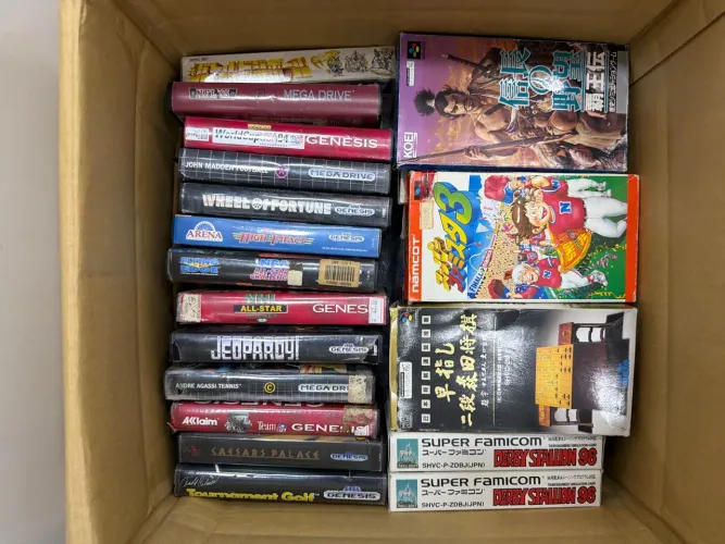 Jogos de Megadrive e super Famicom