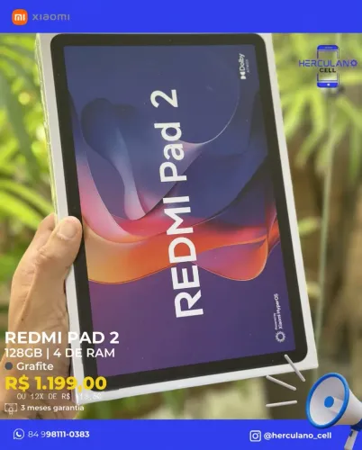Vendo tablet redmi pad 2 4/128gb lacrado 