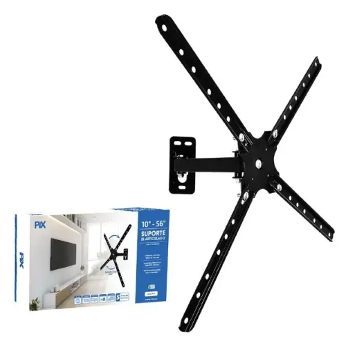 Suporte Bi Articulado para Tv Lcd/led 10"a 56" Pix - 079-0014 *ENTREGA GRÁTIS*