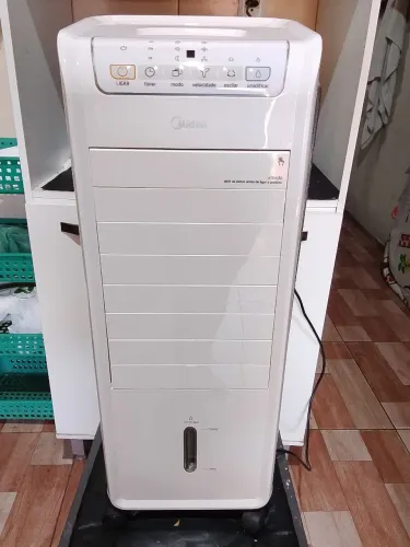 Climatizador de Ar Frio, 60W, 4,5L, Midea Branco 220V (semi-novo)<br>Escolha da Amazon com
