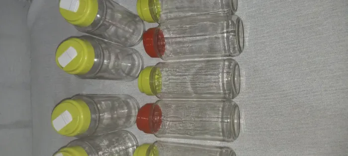 Potes de vidro,+ - 500ml,para sorveteria,açai, temperos e outros