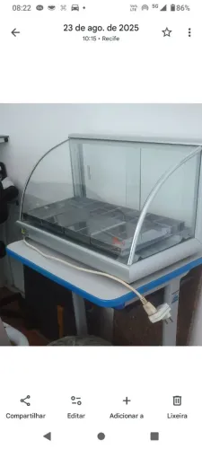 Expositor para salgados