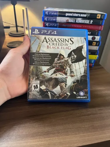 Assassin?s Creed IV Black flag mídia física PS4