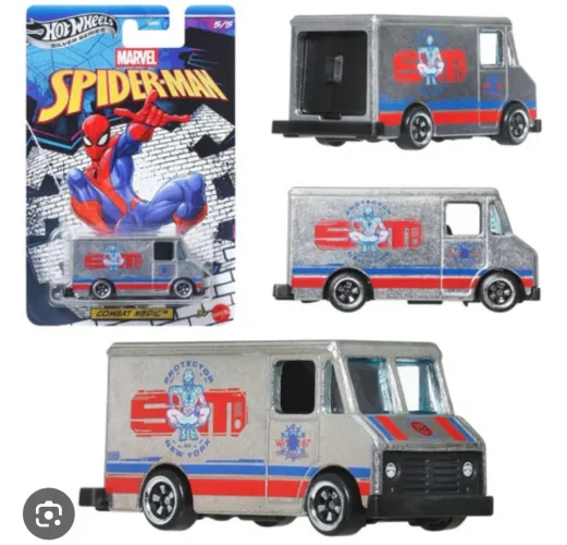 Hot Wheels Silver Series Spider?Man Combat Medic