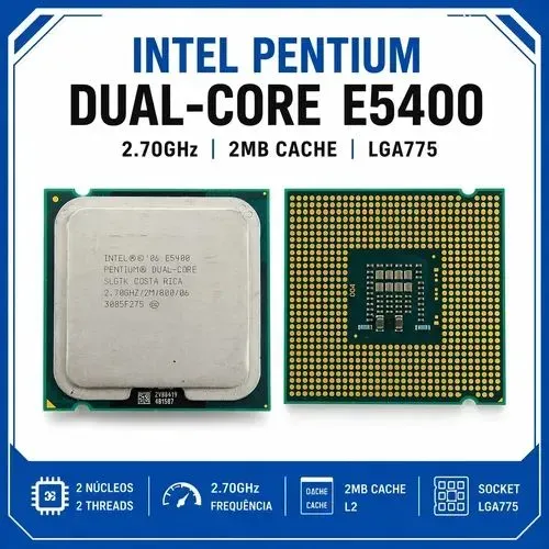 Processador Intel Pentium Dual Core 2.7 GHz