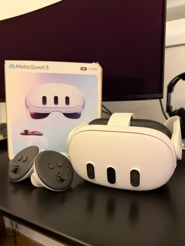 Meta Quest 3 512GB - praticamente sem uso, na garantia