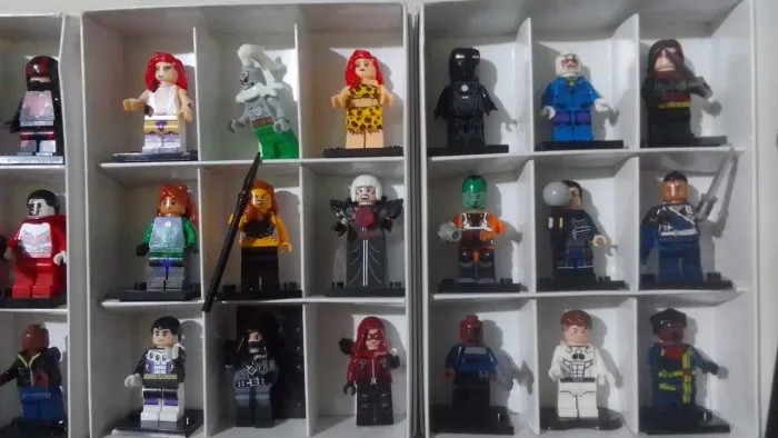 Miniaturas super heróis Marvel e DC