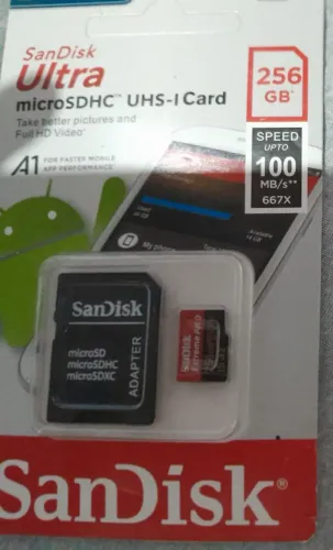 Cartão sd 256gb