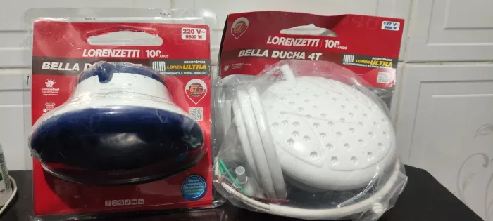 2 CHUVEIRO BELLA DUCHA 220 V E OUTRO 110 NOVO!V