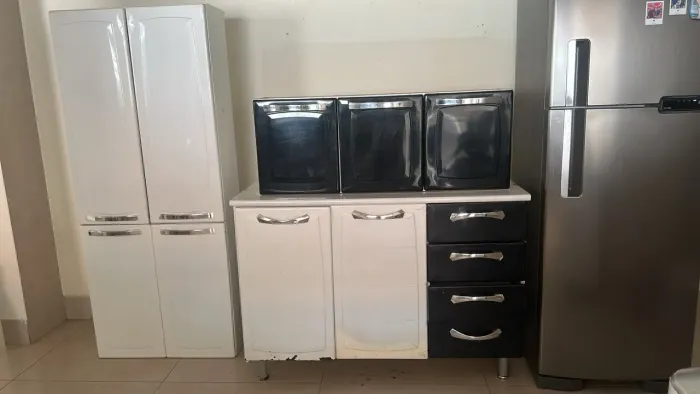 Conjunto armário de cozinha