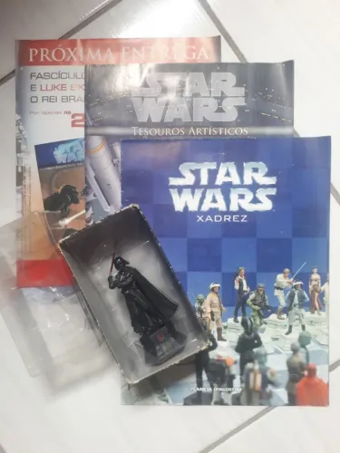 Miniatura Darth Vader + Fascículo Star Wars Xadrez (Colecionador)