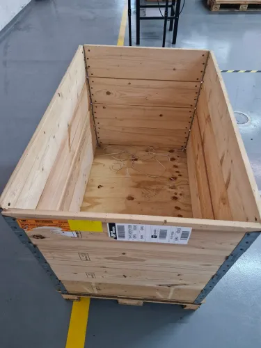 Caixas de madeira modular 