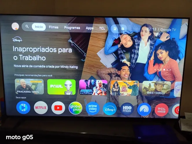 TV 55 polegadas tcl 4K smart