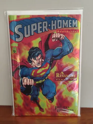 Supwr-Homem Versus Apocalypse: A Revanche (Capa Especial Metalizada) Editora Abril 1995