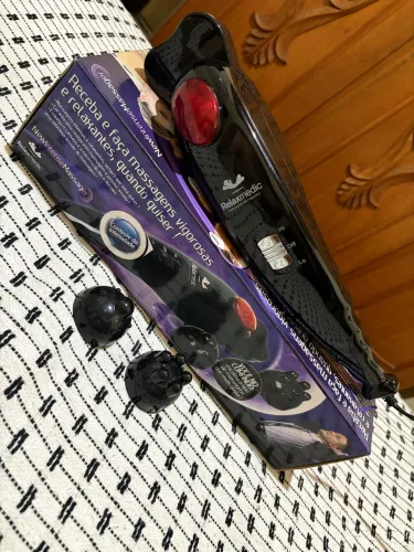 Aparelho de massagem - comprado na Polishop