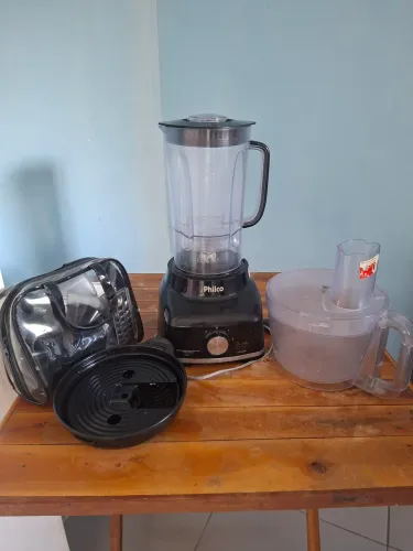 Multiprocessador PMP 1600 Glass Turbo Philco 9 em 1 ( acompanha todas as peças)