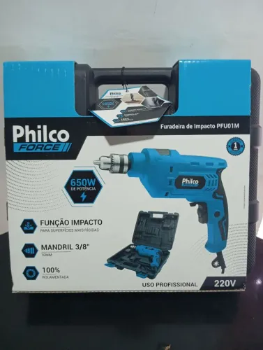 Furadeira de impacto Philco Force 650 watts de potência