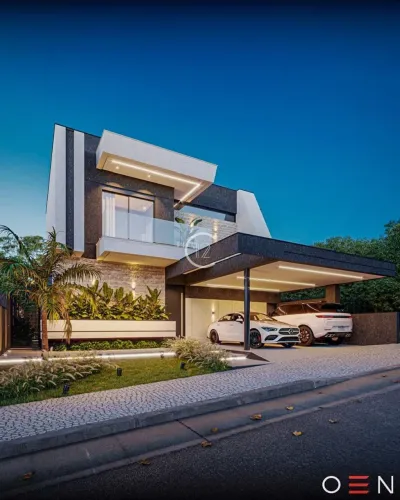 Sobrado em construção com 3 suítes à venda, 206 m² por R$ 1.850.000 - Reserva Ruda - São J