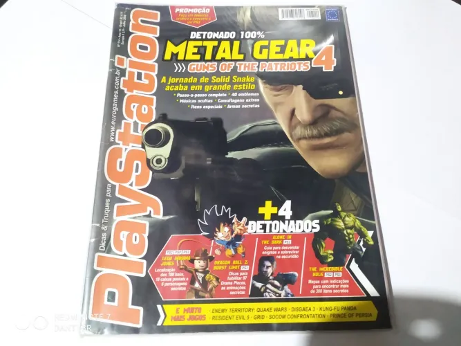 Revista PlayStation Detonado MGS4
