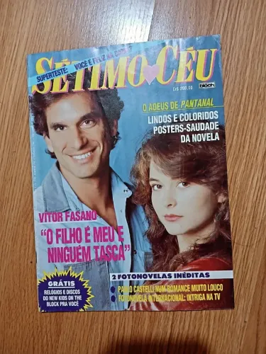 Revista sétimo céu Cláudia Abreu Victor fasano Leo Jaime ingra wando winter almir sater