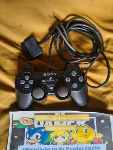 Controle original Playstation 2 funcionando normalmente