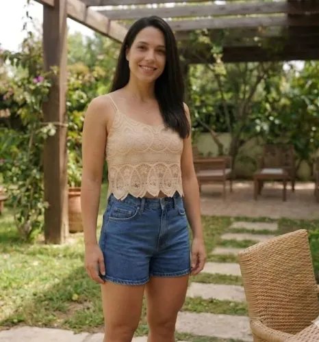 Cropped tamanho M