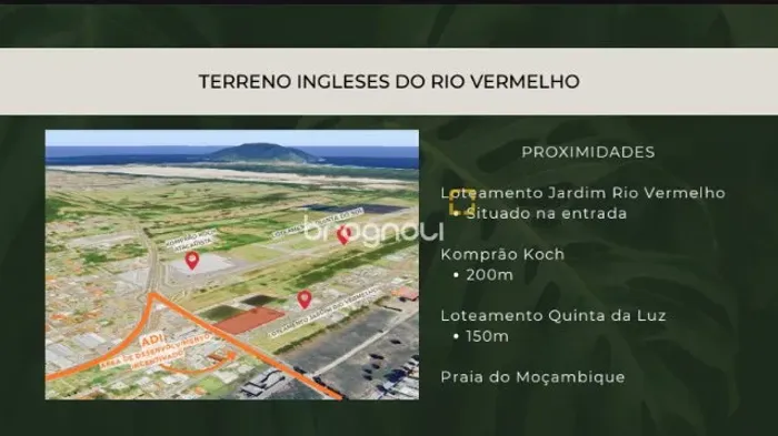 Terreno em Ingleses do Rio Vermelho