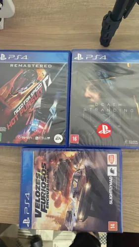 Lote 3 jogos PS4