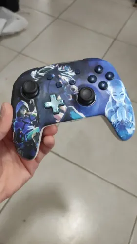 Controle Sem Fio Wireless Nintendo Switch - Zelda - Midnight Ride Usado PowerA Enhanced