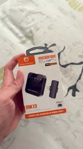 Microfone sem fio para Iphone | Entrada lightning | Conexão Bluetooth
