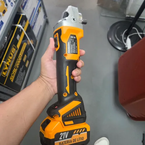 Esmerilhadeira Angular a Bateria 21v