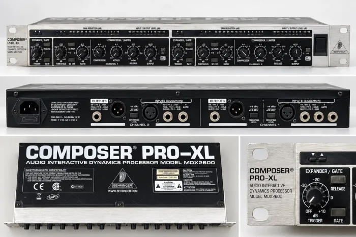 Behringer Composer Pro-XL MDX2600 - Compressor/Limiter 2 Canais