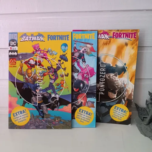 Batman/Fortnite ponto zero volumes 1, 2 e 3