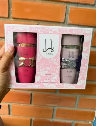 kit Perfume Feminino Lattafa Yara 100ml+ Yara Candy 100ml