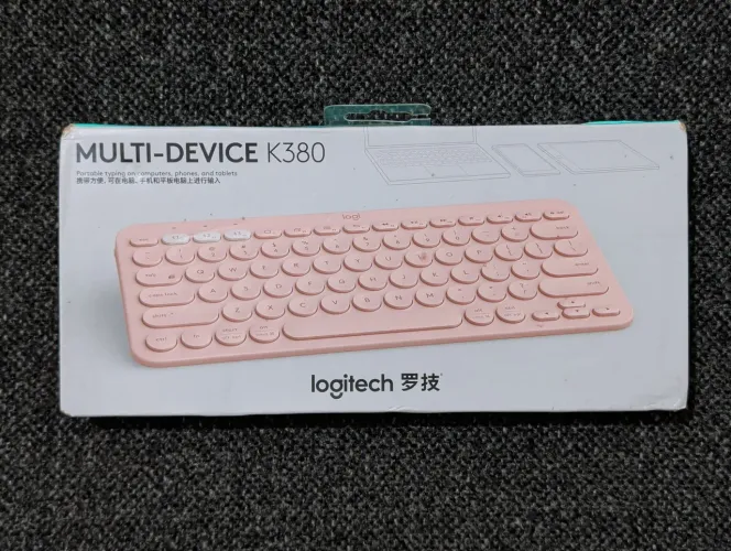 Logitech K380 Rosa Teclado Compacto