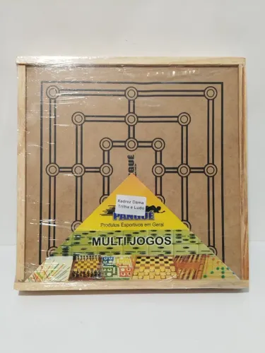 Multi Jogos Xadrez Dama Trilha e Ludo