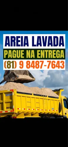 AREIA CARRADA COM 14M - PAGUE NA ENTREGA - RECIFE E REGIÃO METROPOLITANA!