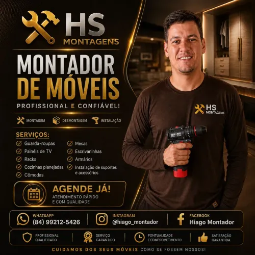 Montador de móveis profissional