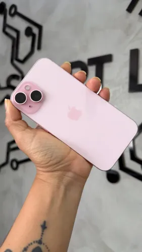 iPhone 15 Rosa 128GB (Nota e 3 meses de garantia)