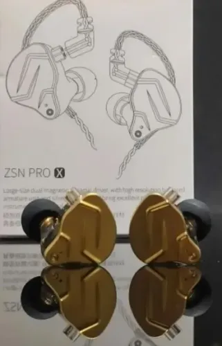 Fone Kz Zsn Pro Sem Microfone - Novo - Lacrado - Entrega Grátis !!